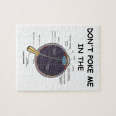 Stoßen Sie mich nicht im (Augen-Anatomie-) Spaß Puzzle (Horizontal)