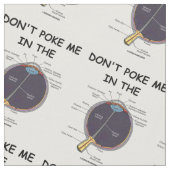 Stoßen Sie mich nicht im (Augen-Anatomie-) Spaß Stoff (Nahaufnahme)