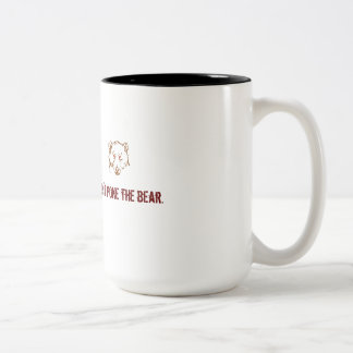 Stoßen Sie nicht die Bärn-Kaffee-/Tee-Tasse Zweifarbige Tasse