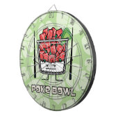 Stoßen Sie Salatessstäbchen aku roher Fische Dartscheibe (Vorderseite rechts)