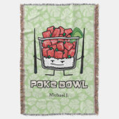 Stoßen Sie Salatessstäbchen aku roher Fische Decke (Vorderseite Vertikal)