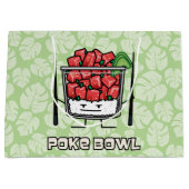 Stoßen Sie Salatessstäbchen aku roher Fische Große Geschenktüte (Vorderseite)