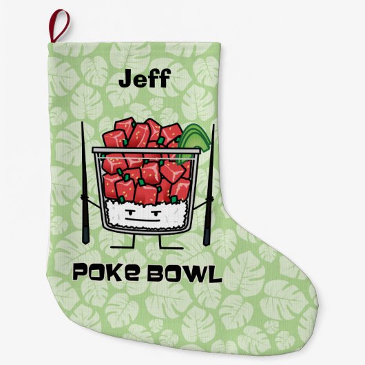 Stoßen Sie Salatessstäbchen aku roher Fische Großer Weihnachtsstrumpf (Vorderseite)