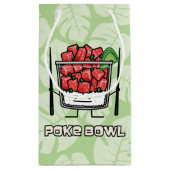 Stoßen Sie Salatessstäbchen aku roher Fische Kleine Geschenktüte (Rückseite)