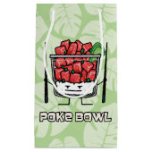 Stoßen Sie Salatessstäbchen aku roher Fische Kleine Geschenktüte (Vorderseite)