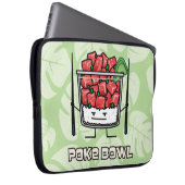 Stoßen Sie Salatessstäbchen aku roher Fische Laptopschutzhülle (Vorne Rechts)