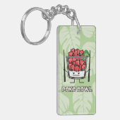 Stoßen Sie Salatessstäbchen aku roher Fische Schlüsselanhänger (Vorderseite links)