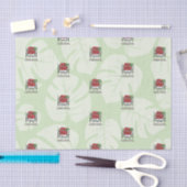 Stoßen Sie Salatessstäbchen aku roher Fische Seidenpapier (Handwerk)