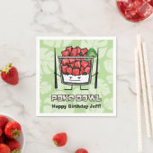 Stoßen Sie Salatessstäbchen aku roher Fische Serviette (Beispiel)