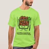 Stoßen Sie Salatessstäbchen aku roher Fische T-Shirt (Vorderseite)