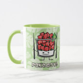 Stoßen Sie Salatessstäbchen aku roher Fische Tasse (Links)