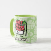 Stoßen Sie Salatessstäbchen aku roher Fische Tasse (Vorderseite Links)