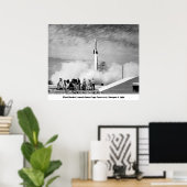 Stoßfänger 8: Erste Raketenstart von Cape Canavera Poster (Heimbüro)