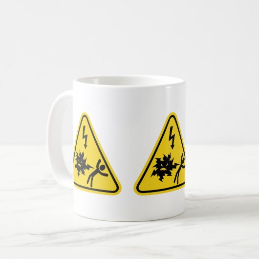 Stoßgefahr Kaffeetasse (Vorderseite Links)