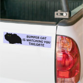Stoßkatze passt HECKKLAPPE 9 auf Autoaufkleber (Auf Lkw)
