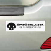 Stoßsticker-SumoGorilla.com Autoaufkleber (Auf Auto)