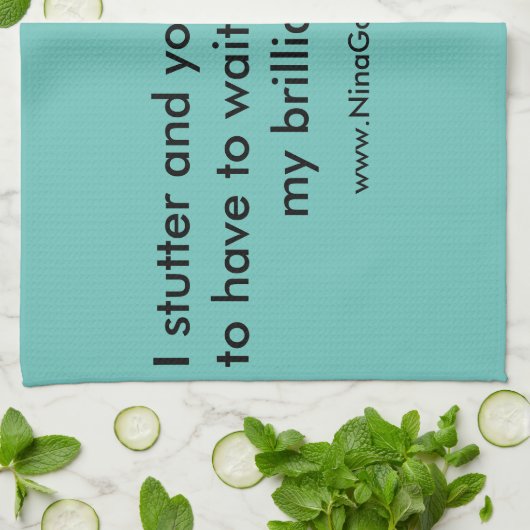 Stotterndes Geschirrtuch (Gefaltet)