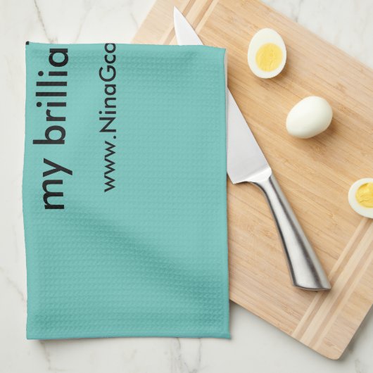 Stotterndes Geschirrtuch (Viertel Falte)