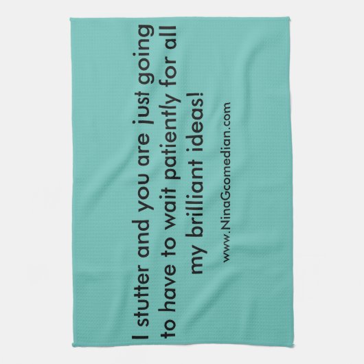 Stotterndes Geschirrtuch (Vertikal)