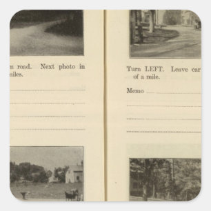 Stottville der Hudson Quadratischer Aufkleber