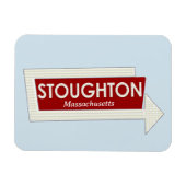 Stoughton Massachusetts Erinnerungen Magnet (Horizontal)