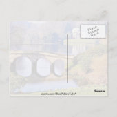 Stourhead Garden, Wiltshire Blume Postkarte (Rückseite)