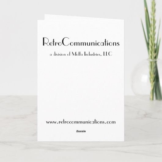 Stout Airlines Karte (Rückseite)