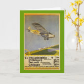 Stout Airlines Karte (Gelbe Blume)