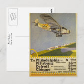 Stout Airlines Postkarte (Vorne/Hinten)