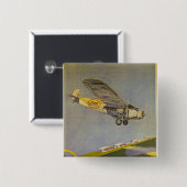 Stout Fluglinien Button (Vorne & Hinten)