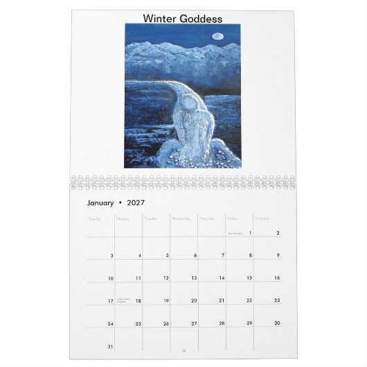 Stout Göttin-Kalender Angelas Kalender (Jan 2027)