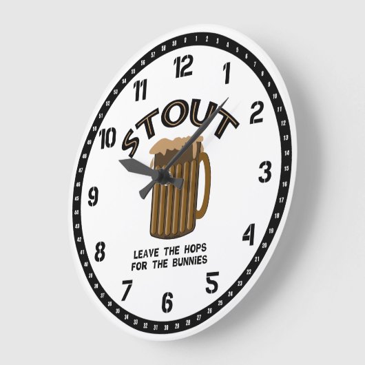 Stout Große Wanduhr (Winkel)