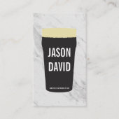 Stout Pint Biermarmor Visitenkarte (Vorderseite)