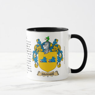 Stovall Familien-Wappen Tasse