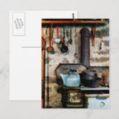 Stove with Tea Kettle Postkarte (Vorne/Hinten)