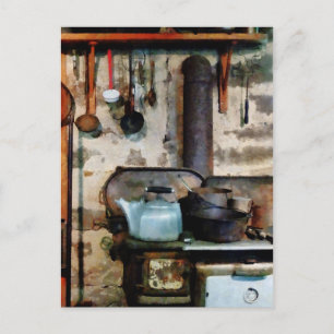 Stove with Tea Kettle Postkarte
