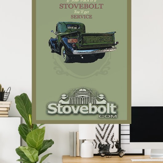 Stovebolt Service Poster (Heimbüro)