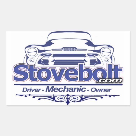 Stovebolt Sticker (Vorderseite)