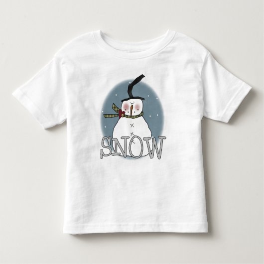 Stovepipe Hat Snowman T - Shirt und Geschenke (Vorderseite)