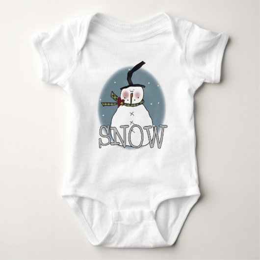 Stovepipe Hat Snowman T - Shirt und Geschenke (Vorderseite)