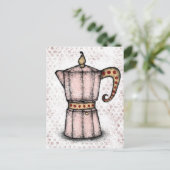 Stovetop Espresso Maker Postcard Postkarte (Stehend Vorderseite)