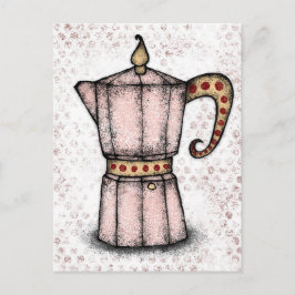 Stovetop Espresso Maker Postcard Postkarte