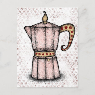 Stovetop Espresso Maker Postcard Postkarte