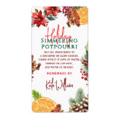 Stovetop Holiday Simmering Potpourri  (Vorne)