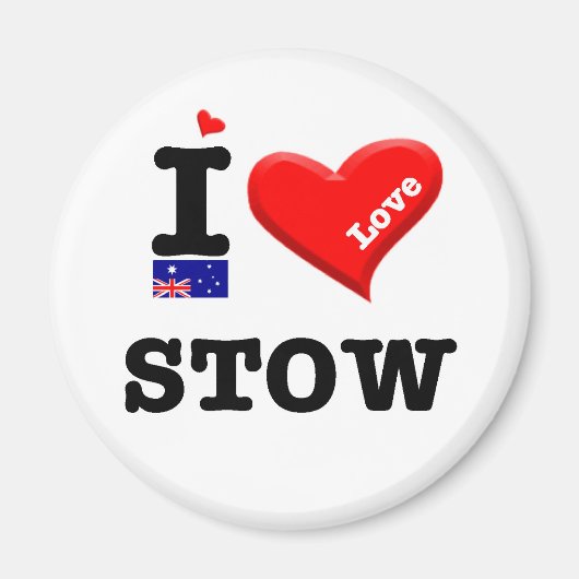 STOW - I LIEBE MAGNET (Vorne)