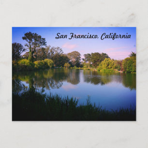 Stow Lake, San Francisco, USA #1 Postcard Postkarte