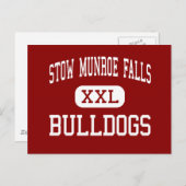 Stow Munroe Falls - Bulldogs - High - Stow Ohio Postkarte (Vorne/Hinten)