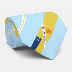 Stow (Ohio) Stadtflagge Neck Tie Krawatte