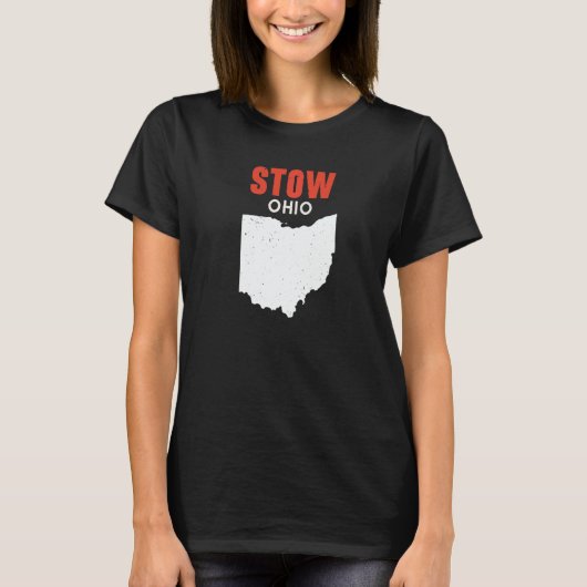 STOW Ohio USA State America Travel Ohioan   T-Shirt (Vorderseite)