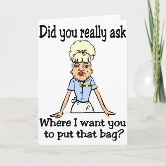 Stow the Bag Karte (Vorderseite)